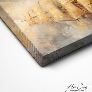 TABLEAU VOILIER ANCIEN Alessio Cacciatore