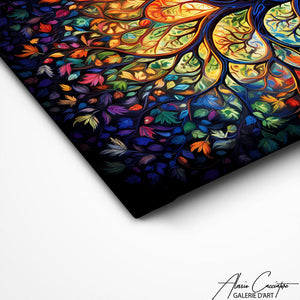 TABLEAU ARBRE DE VIE NOIR Alessio Cacciatore