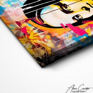 TABLEAU STREET ART MONA LISA Alessio Cacciatore