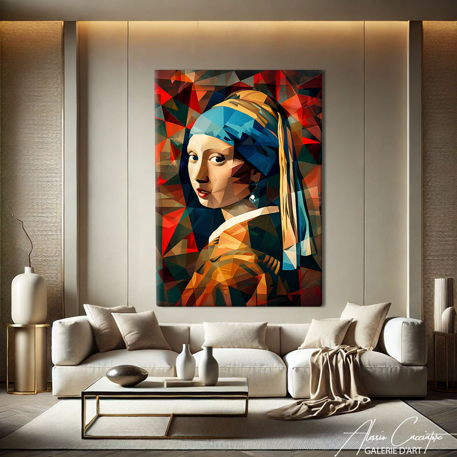 Peinture Cubique Moderne – mise en situation