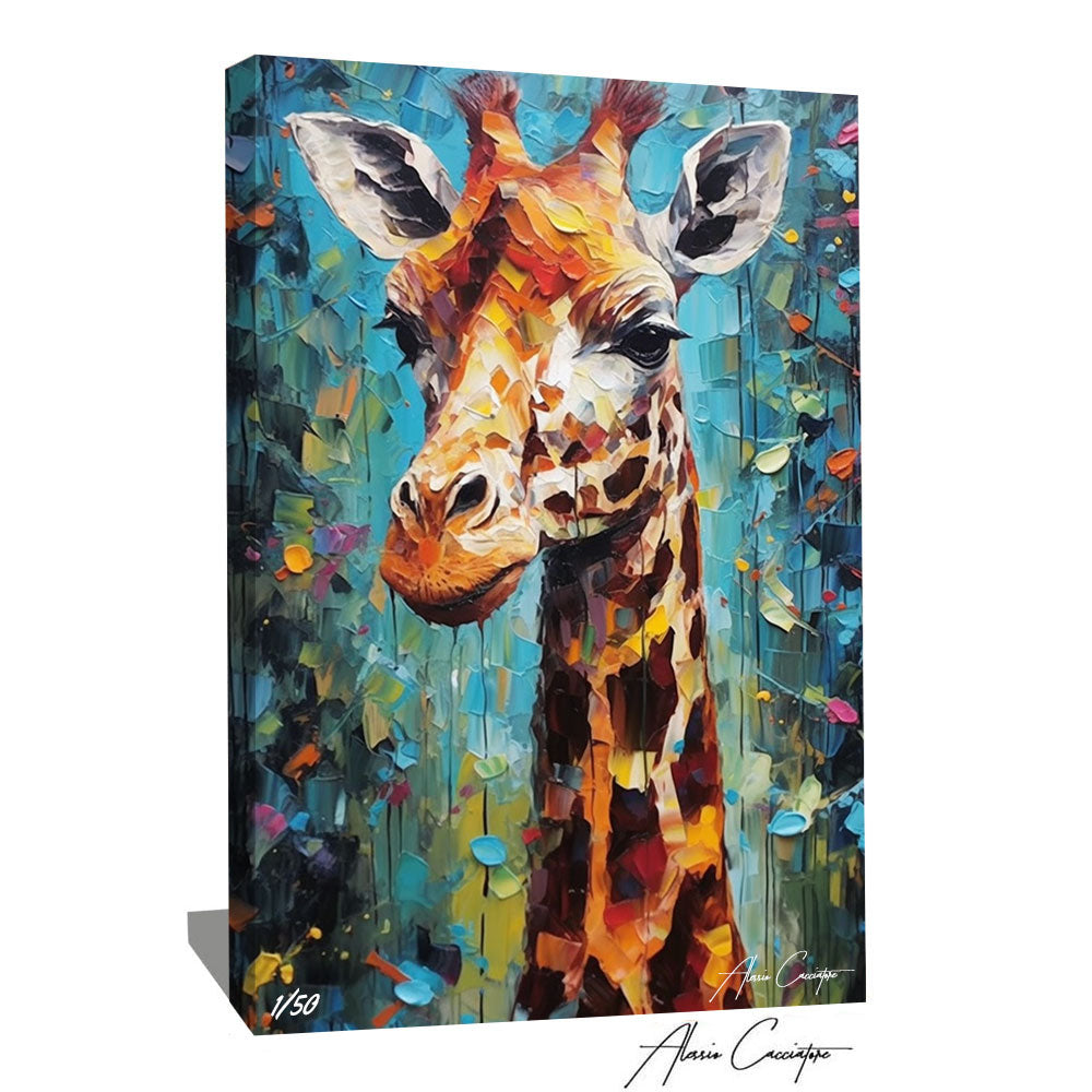 tableau girafe