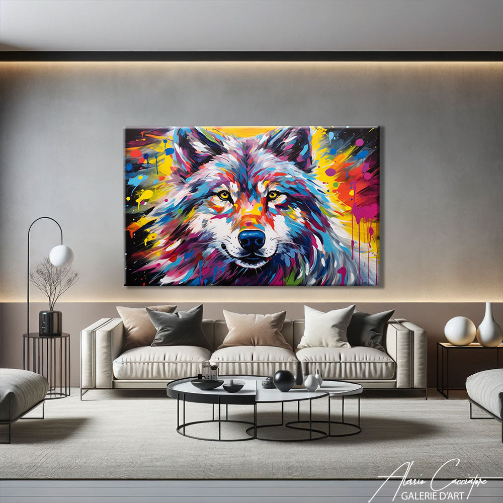 Tableau Tête de Loup