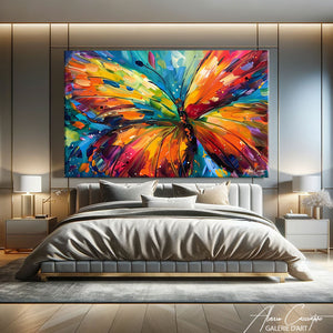 Peinture Abstrait Papillon