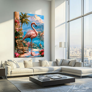 Décoration Murale Flamant Rose