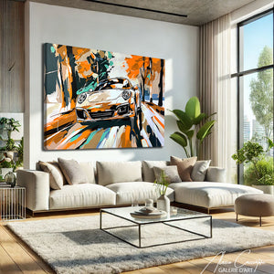 tableau voiture de luxe