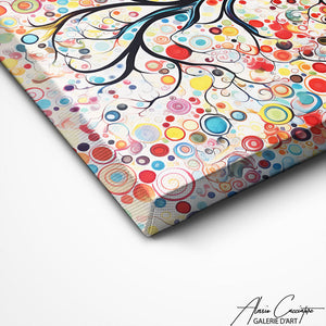 TABLEAU ARBRE DE VIE BLANC Alessio Cacciatore