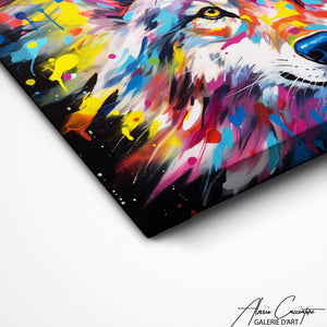 TABLEAU LOUP TÊTE Alessio Cacciatore
