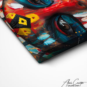 TABLEAU INDIEN PEINTURE Alessio Cacciatore
