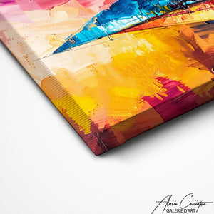 TABLEAU PEINTURE VOILIER Alessio Cacciatore