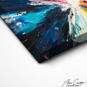 TABLEAU ABSTRAIT COLORÉ ÉCLAT AlessioCacciatore