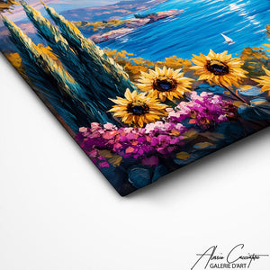 TABLEAU BORD DE MER TOURNESOL Alessio Cacciatore