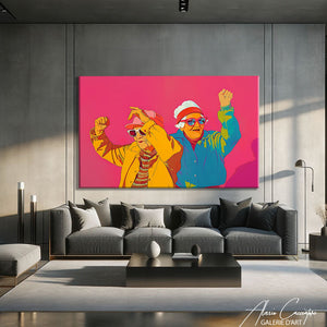 TABLEAU CONTEMPORAIN COULEUR Alessio Cacciatore