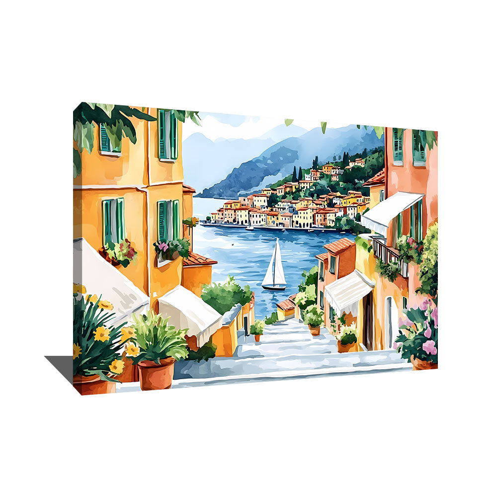 Tableau Paysage Méditerranéen