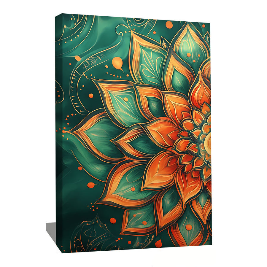 Tableau Mandala Abstrait