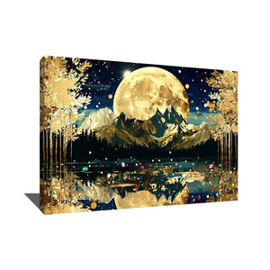 TABLEAU AVEC UNE LUNE