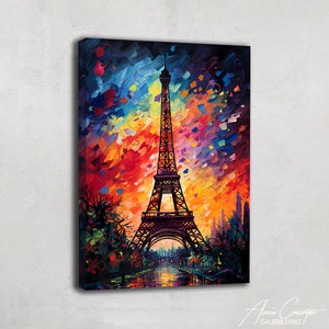 Tableau Toile Tour Eiffel