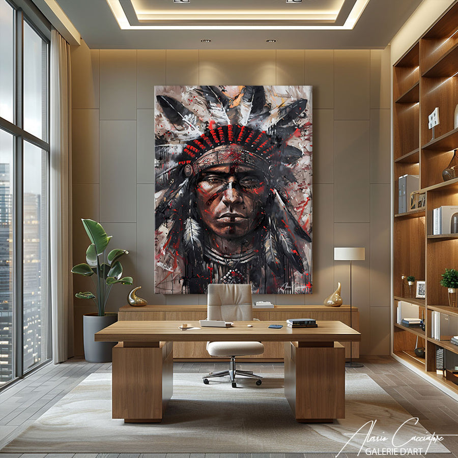 tableau chef indien – mise en situation