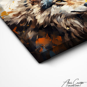 TABLEAU LOUP PROFIL Alessio Cacciatore