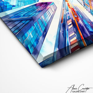 TABLEAU NEW YORK BLEU Alessio Cacciatore