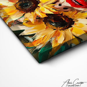 TABLEAU TOURNESOL MODERNE AlessioCacciatore