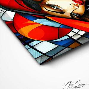 TABLEAU FEMME CUBISME Alessio Cacciatore