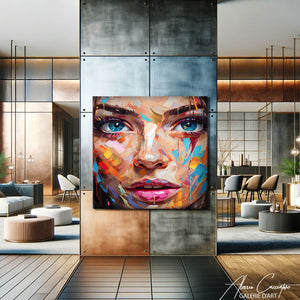 TABLEAU DE VISAGE DE FEMME Alessio Cacciatore