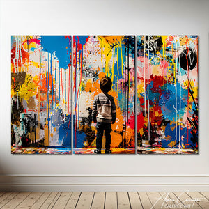 Tableau Triptyque Salle à Manger