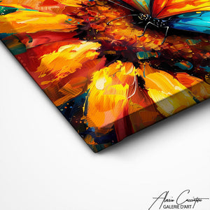 TABLEAU PAPILLON FLEUR Alessio Cacciatore
