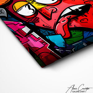 TABLEAU MURAL POP ART Alessio Cacciatore