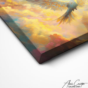 TABLEAU OISEAU DU PARADIS Alessio Cacciatore