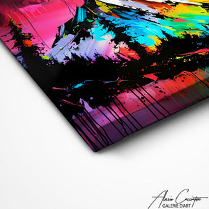 TABLEAU ACRYLIQUE MONTAGNE Alessio Cacciatore