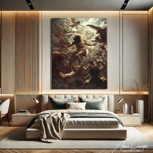 TABLEAU BAROQUE ABSTRAIT