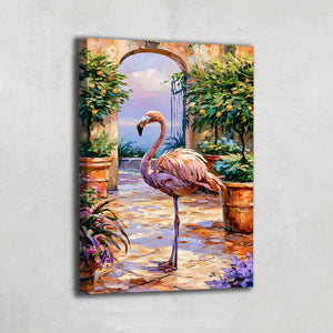 Flamant Rose Tableau