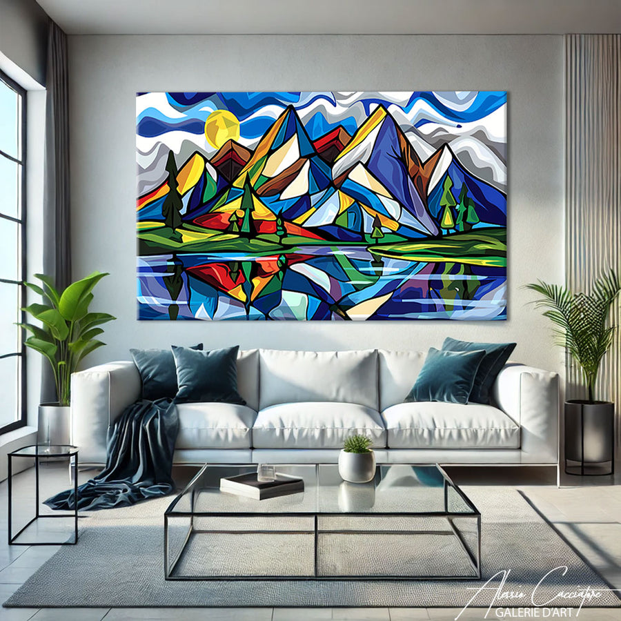 Grand Tableau Montagne
– mise en situation
