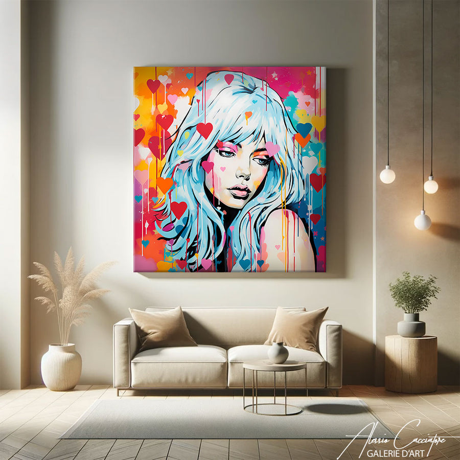 Peinture Femme Moderne – mise en situation