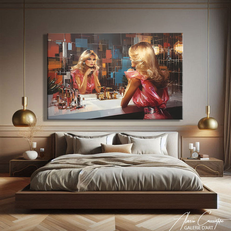 TABLEAU GLAMOUR CHIC AlessioCacciatore – mise en situation
