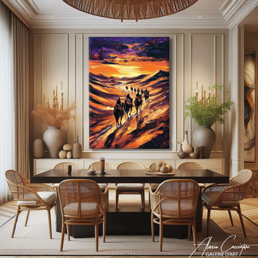 TABLEAU COUCHER DE SOLEIL