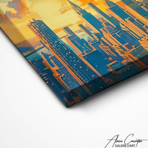 TABLEAU NEW YORK SKYLINE Alessio Cacciatore