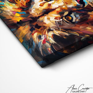 TABLEAU LION MODERNE Alessio Cacciatore