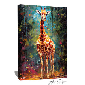 tableau girafe