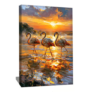 Cadre Flamant Rose