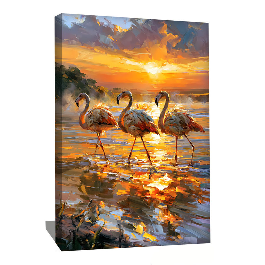 Cadre Flamant Rose