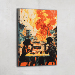 TABLEAU SURRÉALISTE AMOUR
