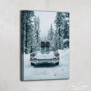 Tableau Ski Vintage