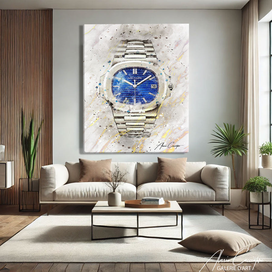 TABLEAU PATEK PHILIPPE NAUTILUS
– mise en situation