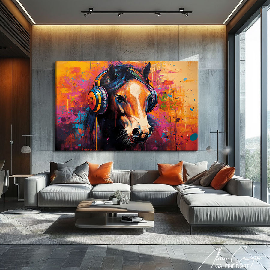 Tableau avec Cheval
– mise en situation