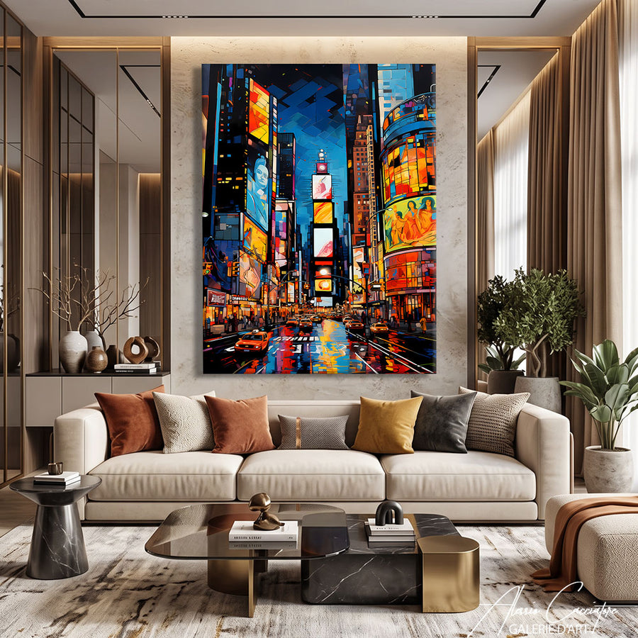 TABLEAU MODERNE NEW YORK – mise en situation