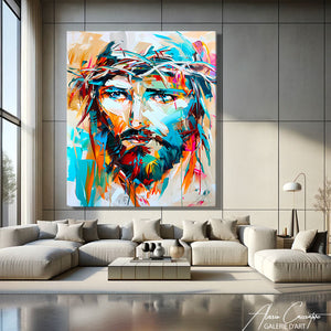 TABLEAU JÉSUS ART Alessio Cacciatore