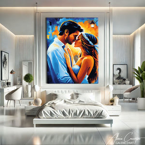 Tableau Peinture Couple