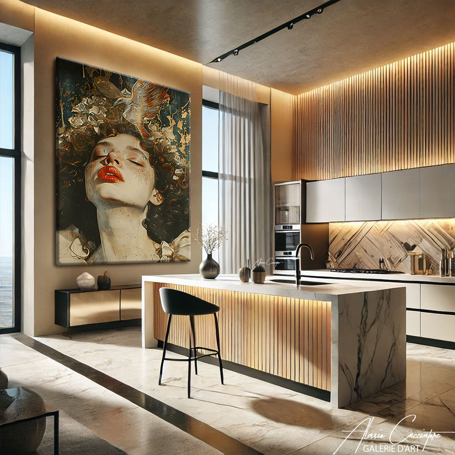 Tableau Renaissance Portrait
– mise en situation